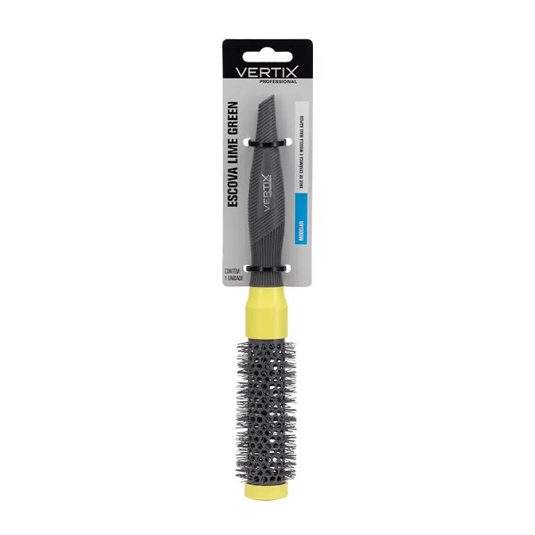 Escova de Cabelo Vertix Belliz 25mm Ceramic Lime Green Ref. 1065