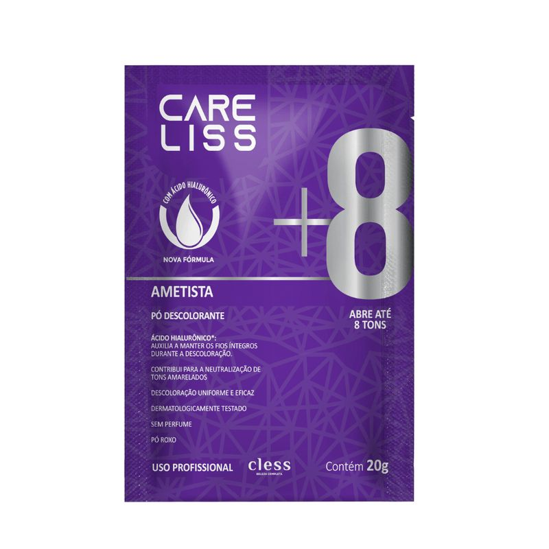 Pó Descolorante Cless Care Liss Ametista 20g
