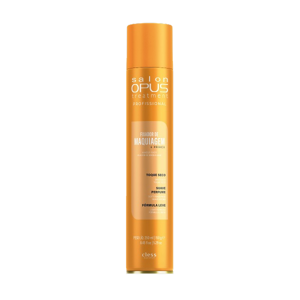 Fixador de Maquiagem Cless Salon Opus Efeito Gloss 250ml