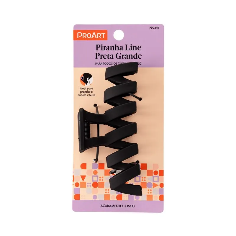 Piranha Proart Line Grande Preta Ref. PDC27B
