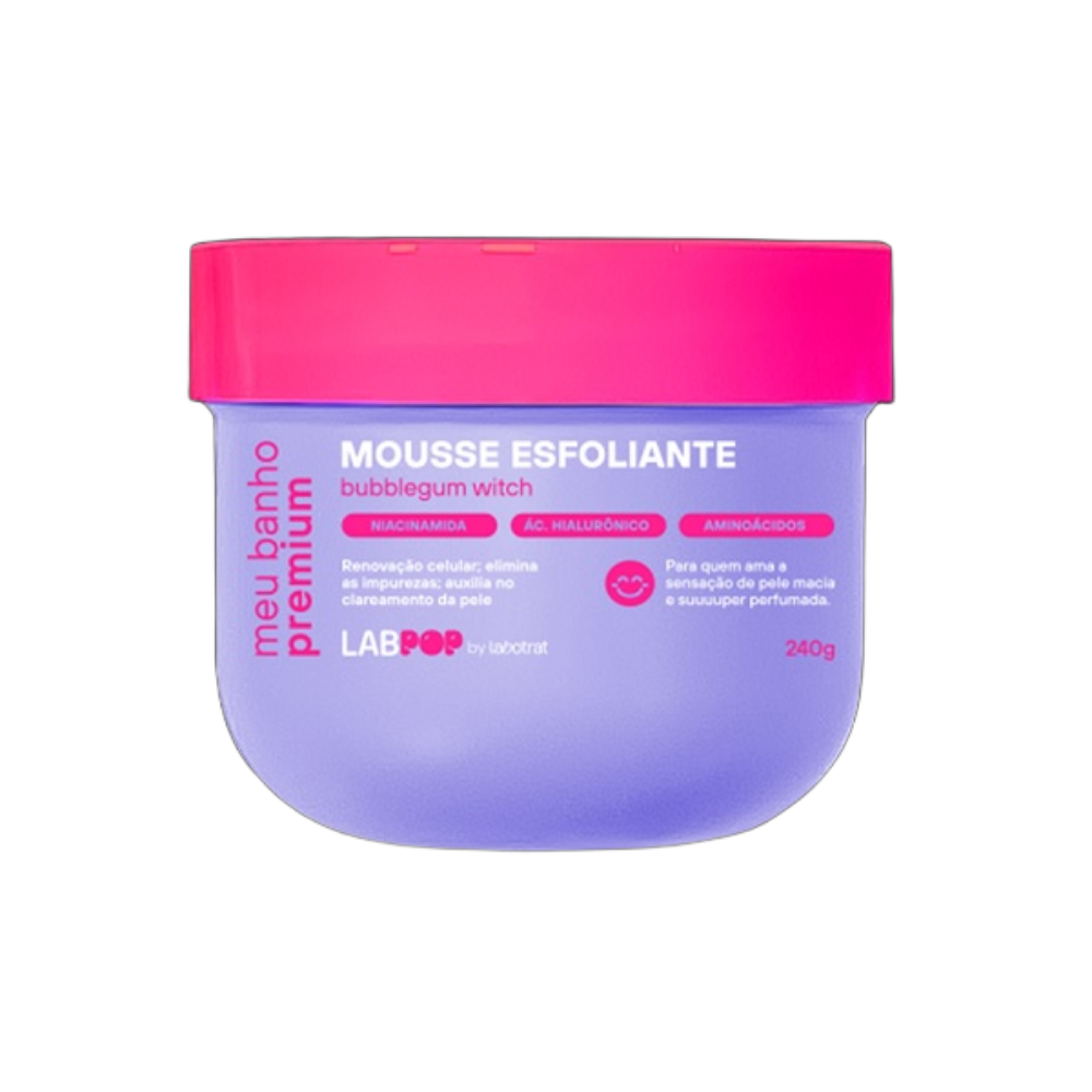 Mousse Esfoliante Labotrat Labpop Bubblegum Witch 240G