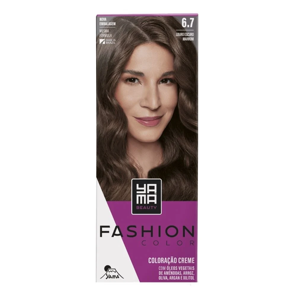 Coloração Yamá Fashion Color 6.7 Louro Escuro Marrom