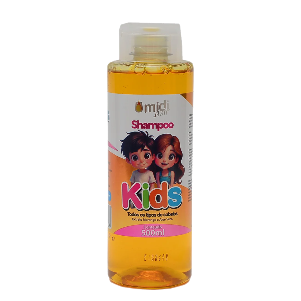 Shampoo Umidi Hair Kids Todos Os Tipos De Cabelo 500ml