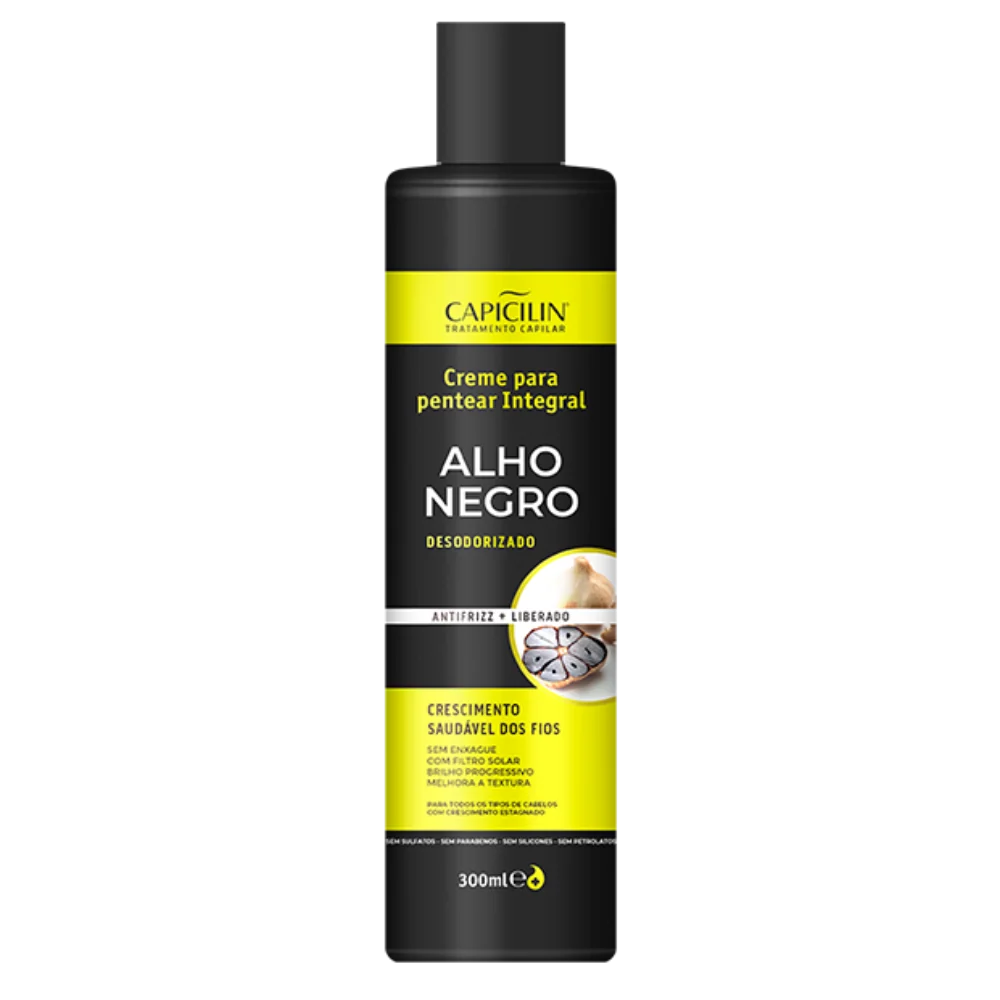 Creme para Pentear Capicilin Integral Alho Negro 300ml
