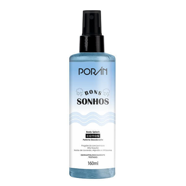 Bosy Splash Bons Sonhos Cotton Poran 160ml