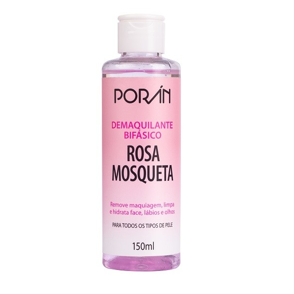 Demaquilante Bifasico Porán Rosa Mosqueta 150ml