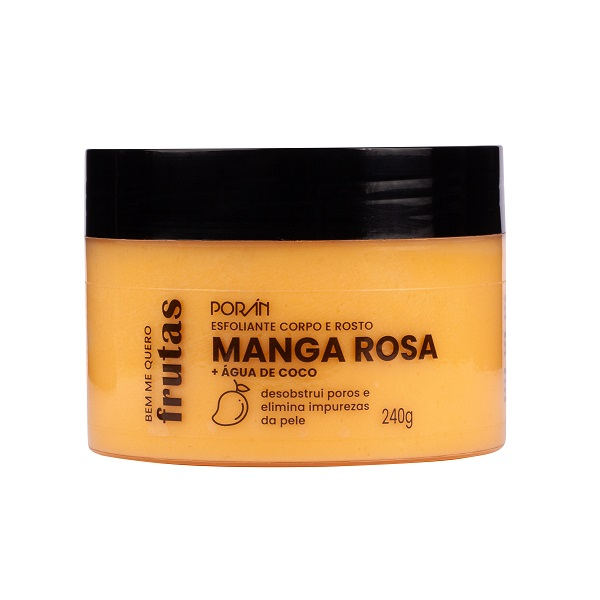 Esfoliante Corpo E Rosto Porán Manga Rosa 240G