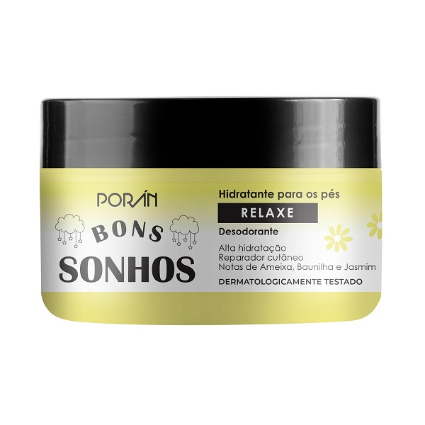Hidratante Para Os Pes Porán Bons Sonhos Relaxe 150G