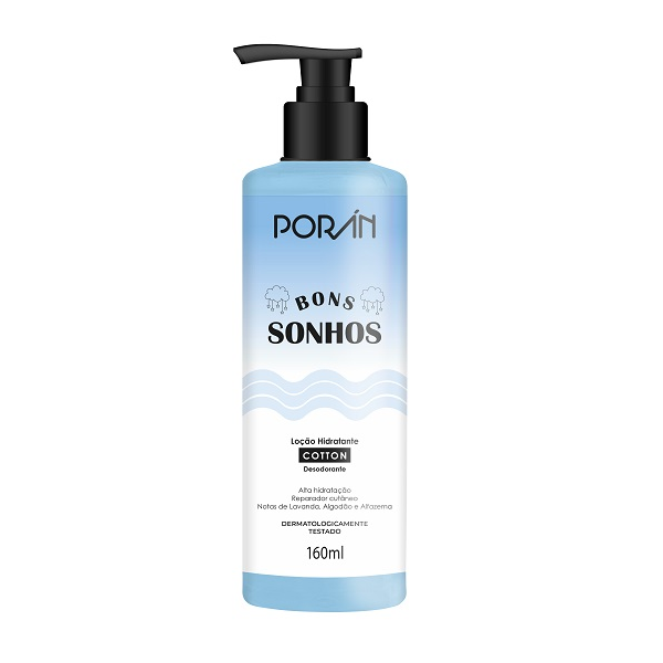 Loção Hidratante Porán Bons Sonhos Cotton 160ml