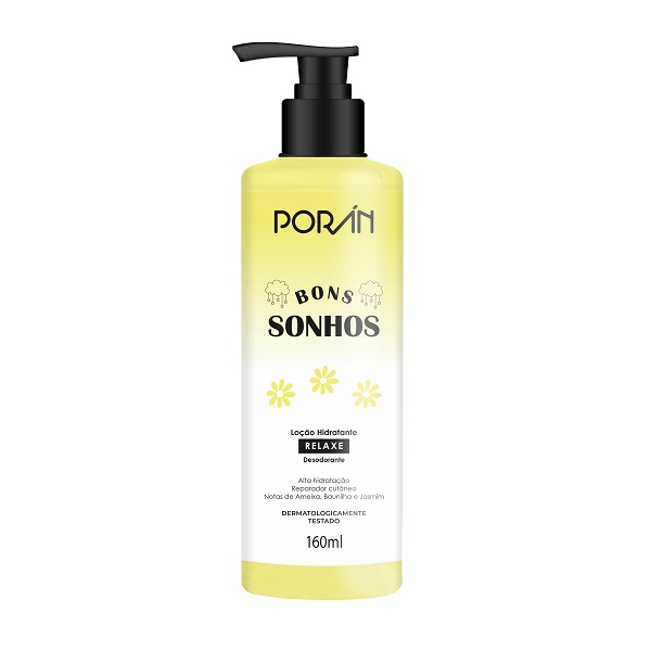 Loção Hidratante Porán Bons Sonhos Relaxe 160ml
