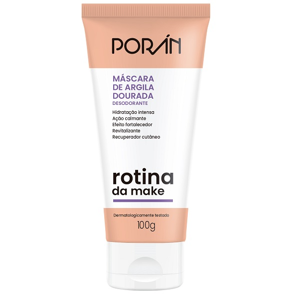 Máscara Facial Porán Argila Dourada 100G