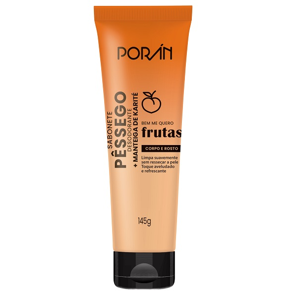 Sabonete Corpo E Rosto Poran Pessego 145G