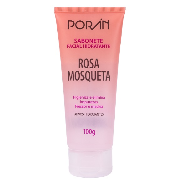 Sabonete Facial Hidratante Porán Rosa Mosqueta 100G