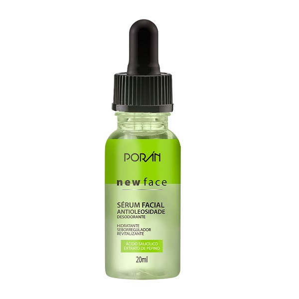 Serum Facial Porán Anti Óleosidade Poran New Face 20ml