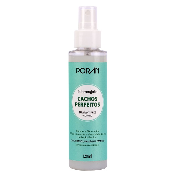 Spray Antifrizz Porán Cachos Perfeitos 120ml