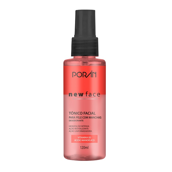 Tônico Facial Porán Pele Com Manchas New Face 120ml