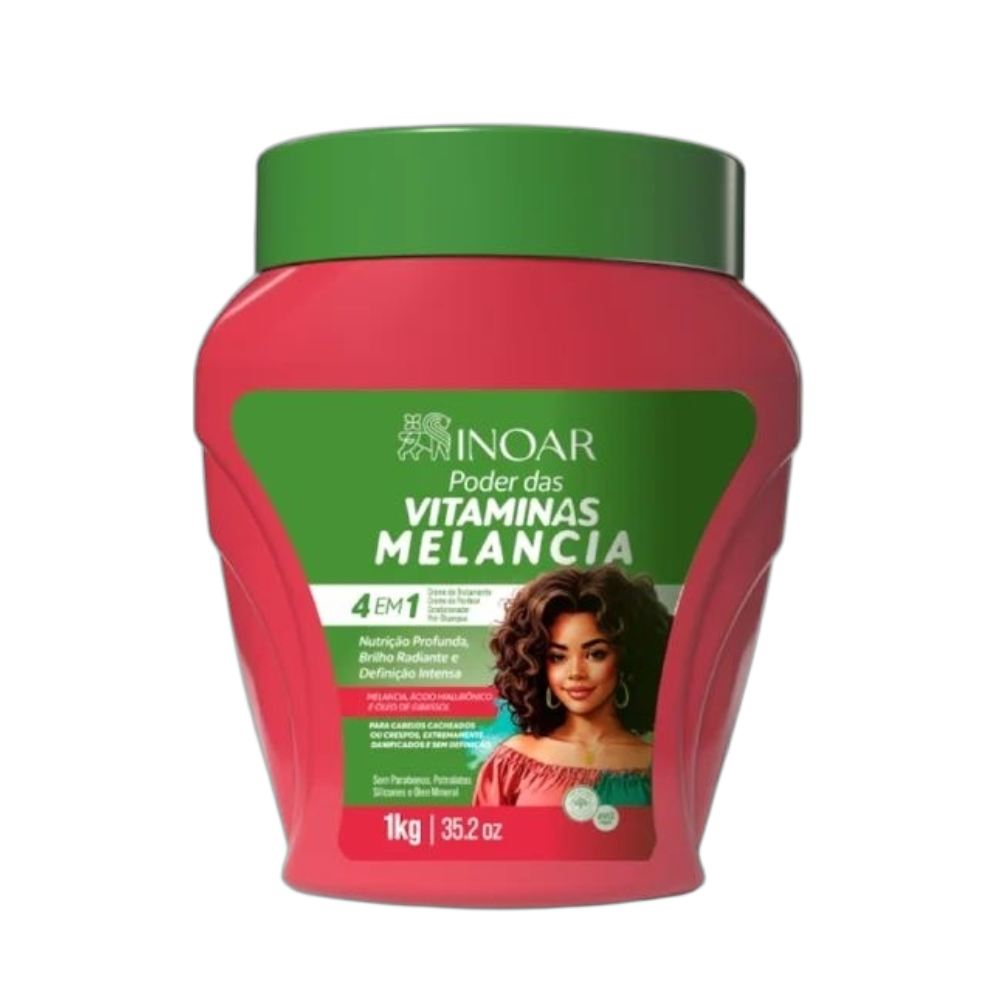 Creme De Tratamento Inoar 4 Em 1 Melancia 1Kg
