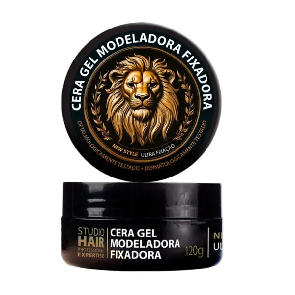 Cera Gel Modeladora E Fixadora Muriel Studio Hair New Style 120G