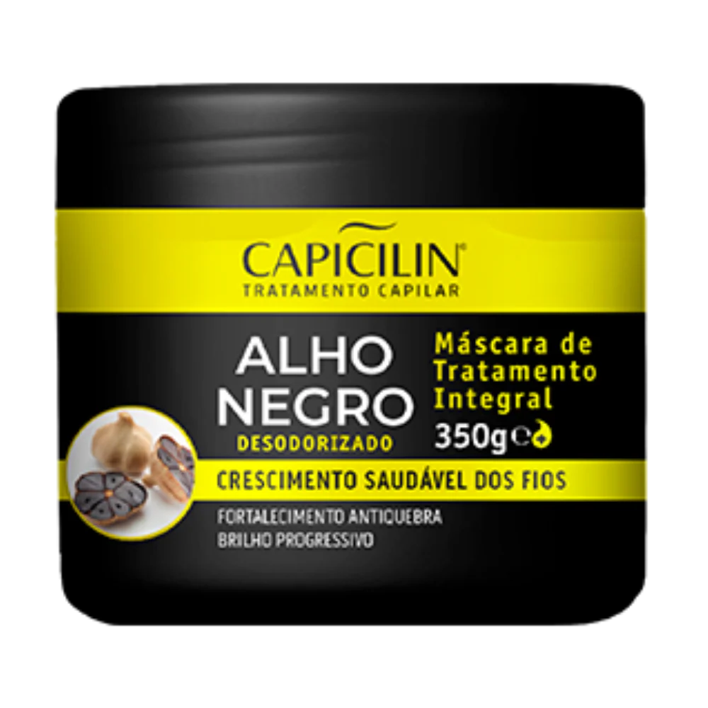 Mascara de Tratamento Integral Algo Negro Capiclin 350g
