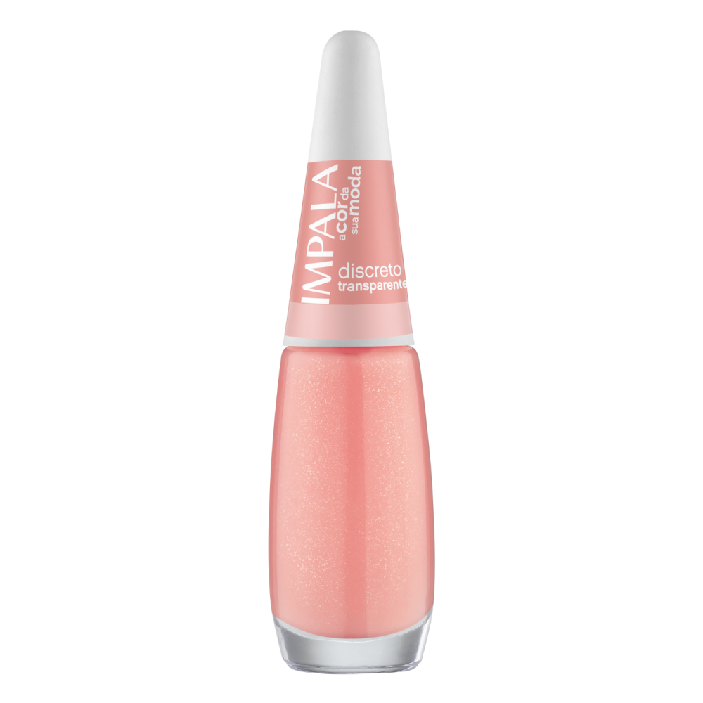 Esmalte Impala A Cor da Sua Moda Transparente Discreto Com 6 Unidades Ref. 1031