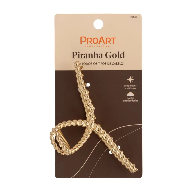 Piranha Proart Gold Trança Ref. PDC45B