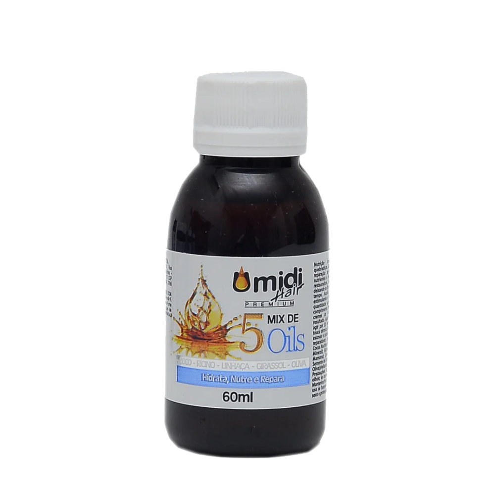 Óleo Capilar Umidi Hair Premium Mix 5 Oils 60ml