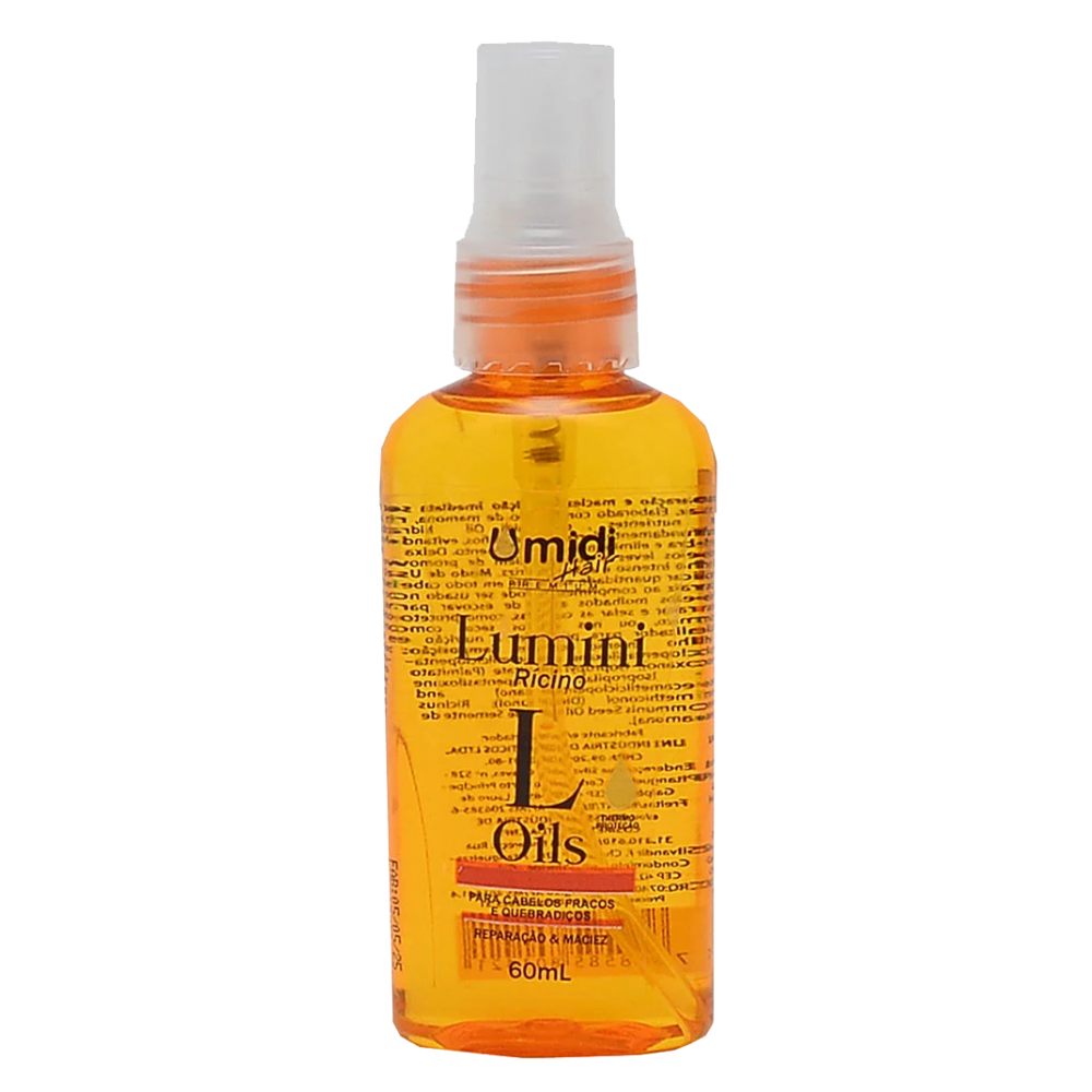 Óleo Capilar Umidi Hair Premium Lumini Rícino 60ml