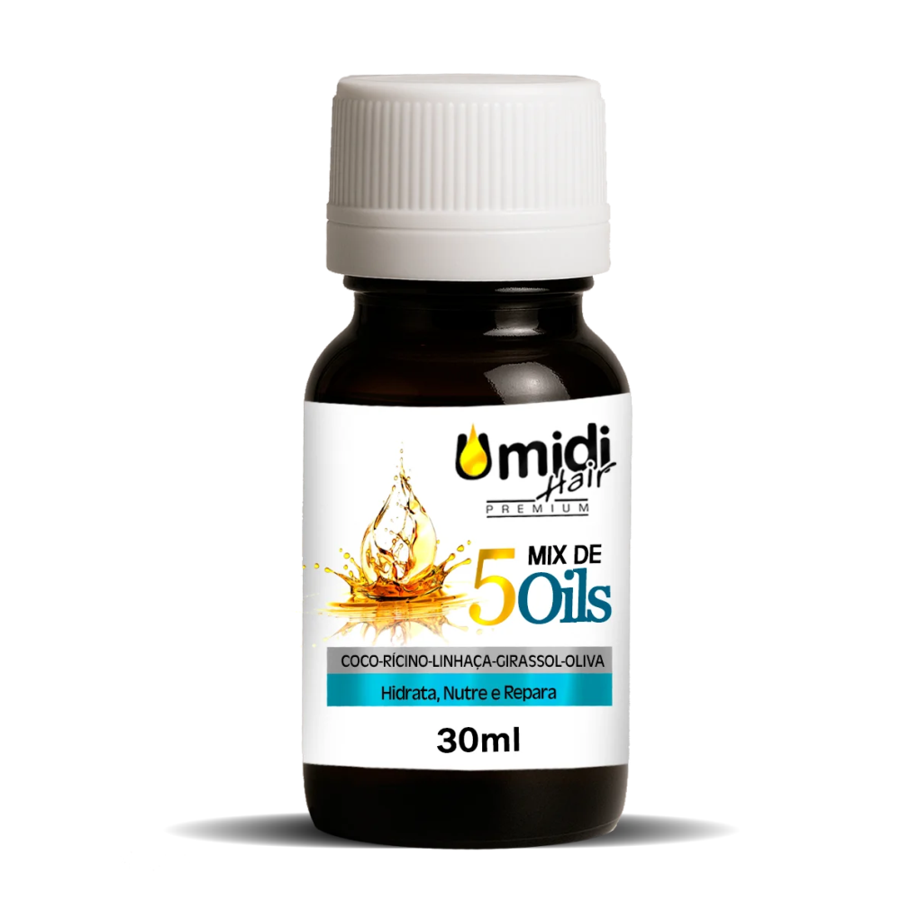 Óleo Capilar Umidi Hair Premium Mix 5 Oils 30ml