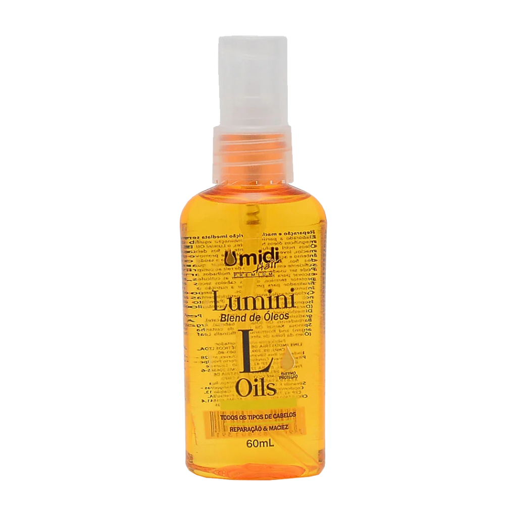 Óleo Capilar Umidi Hair Premium Lumini Blend De Óleos 60ml