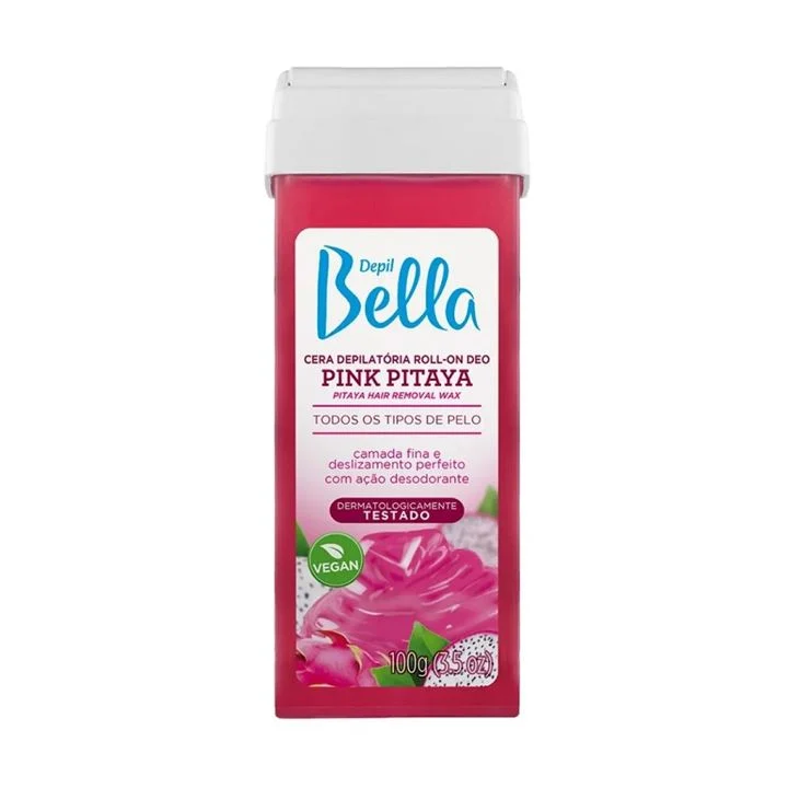 Refil Cera Depilatória Roll-On Depil Bella Pink Pitaya 100G