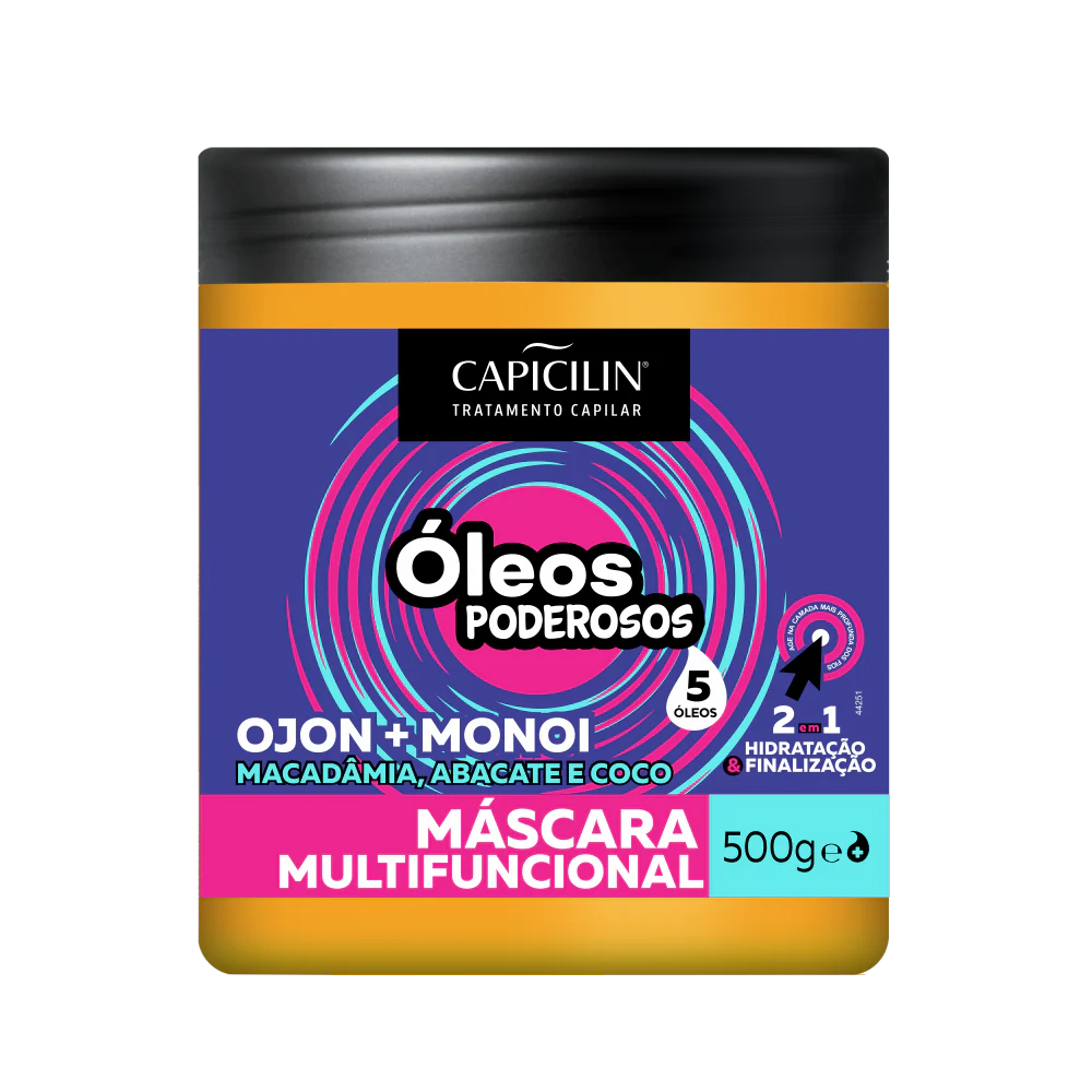 Máscara Oleos Poderosos Capicilin 500g