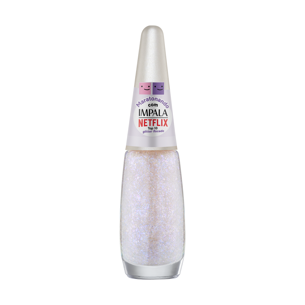 Esmalte Impala Netflix Glitter Top 10 Com 6 Unidades Ref. 1047