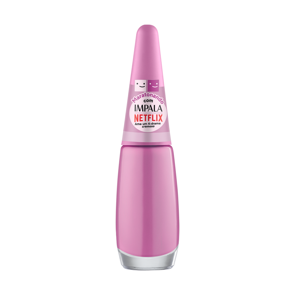 Esmalte Impala Netflix Cremoso Ama um K-Drama Com 6 Unidades Ref. 1041