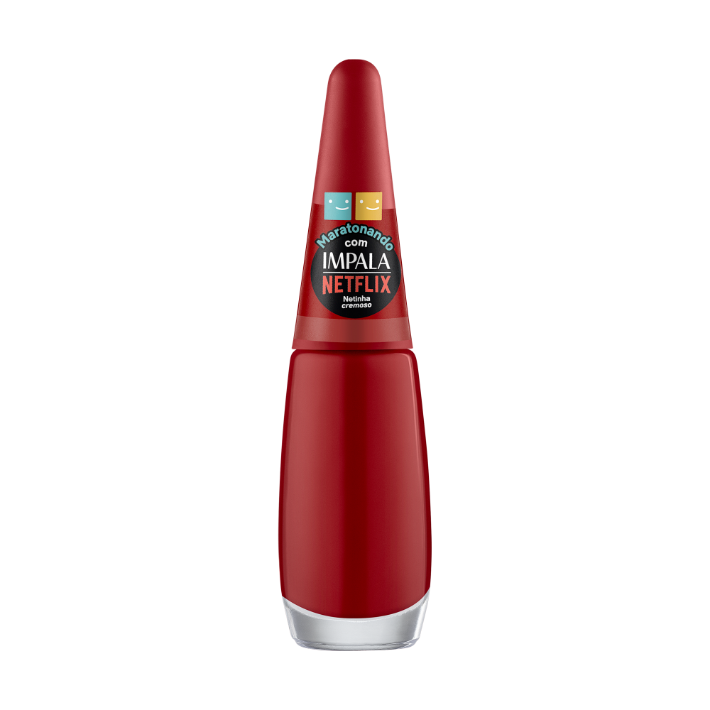 Esmalte Impala Netflix Cremoso Netinha Com 6 Unidades Ref. 1043