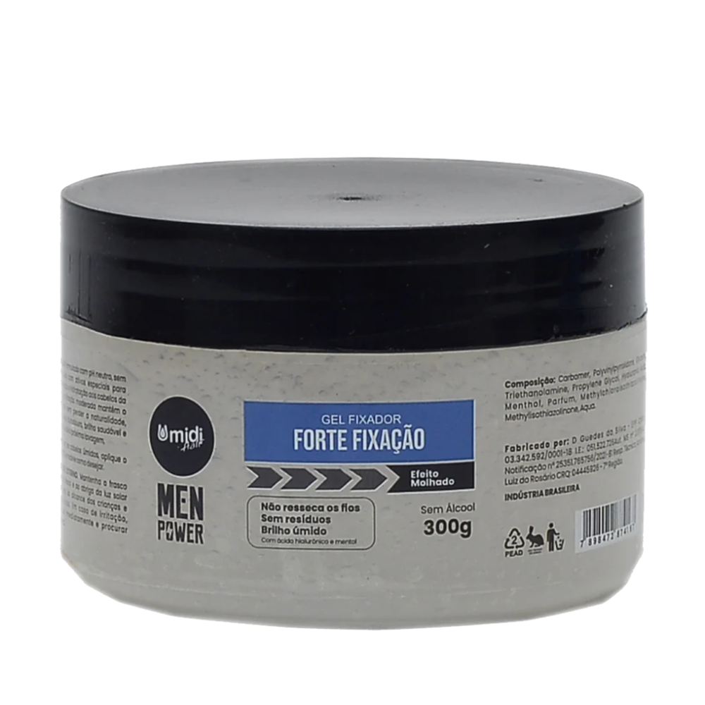 Gel Umidi Hair Men Power Forte Incolor 300G
