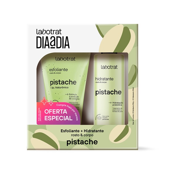 Kit Esfoliante + Hidratante Labotrat Pistache Dia A Dia