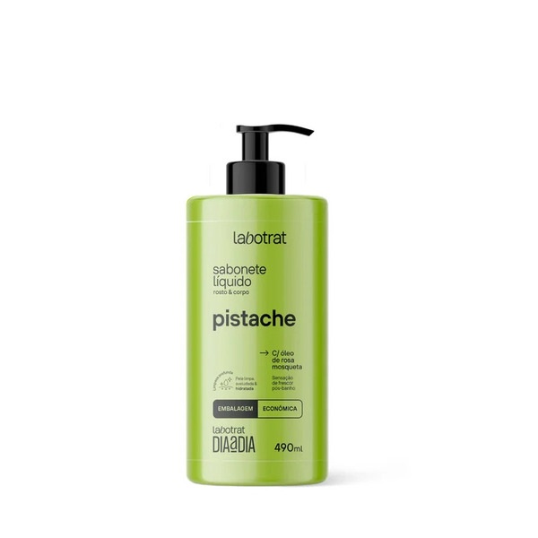Sabonete Líquido Labotrat Pistache Dia A Dia 490ml