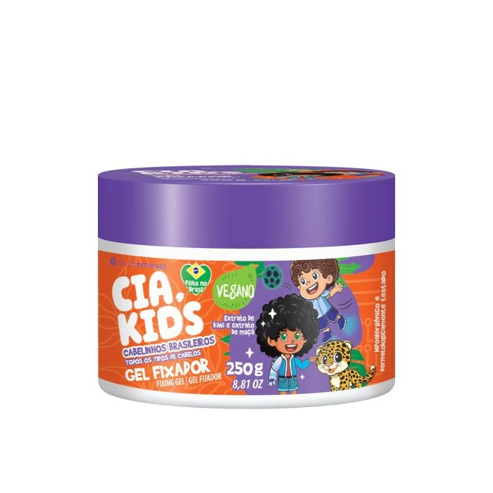 Gel Fix Cia Da Natureza Kids Cabelos Brasileiros 250G