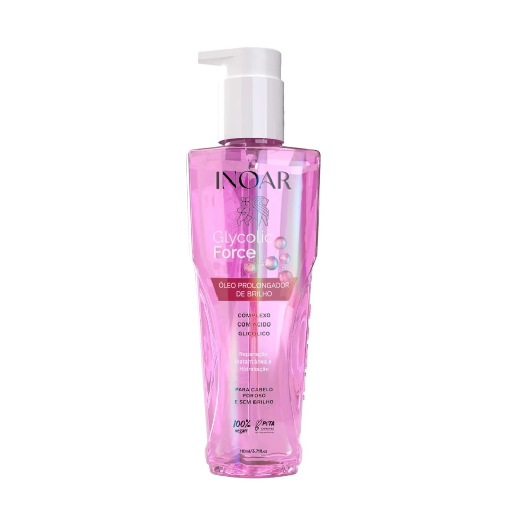 Óleo Prolongador De Brilho Glycolic Force Inoar 110ml