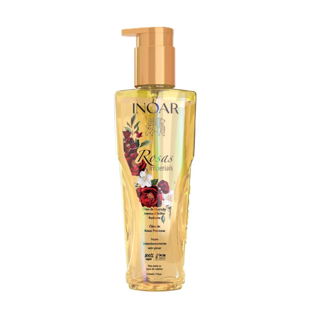 Óleo De Nutrição E Brilho Rosas Imperiais Inoar 110ml