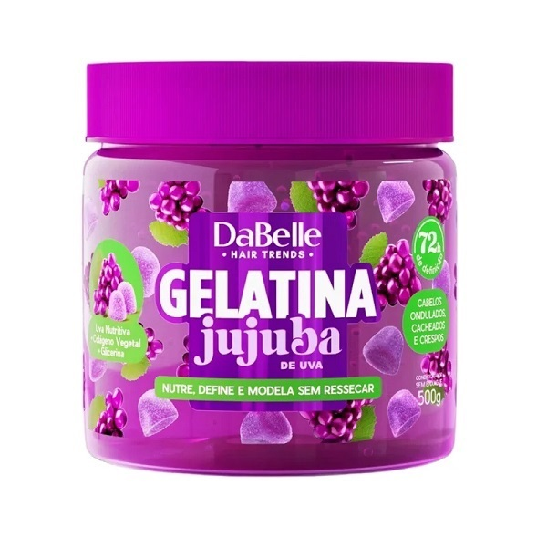 Gelatina Dabelle Jujuba De Uva 500G