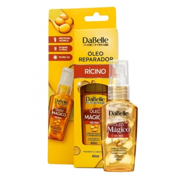 Cartucho Dabelle Óleo Mágico Rícino 45ml