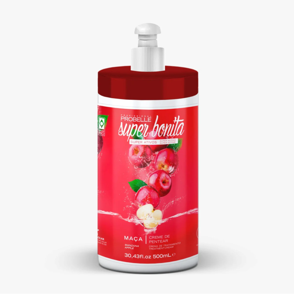 Creme Para Pentear Super Bonita Maçã 500ml