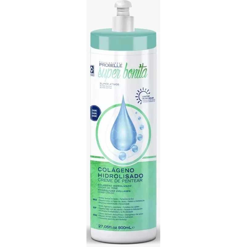 Creme Para Pentear Super Bonita Colageno Hidrolisado 800ml