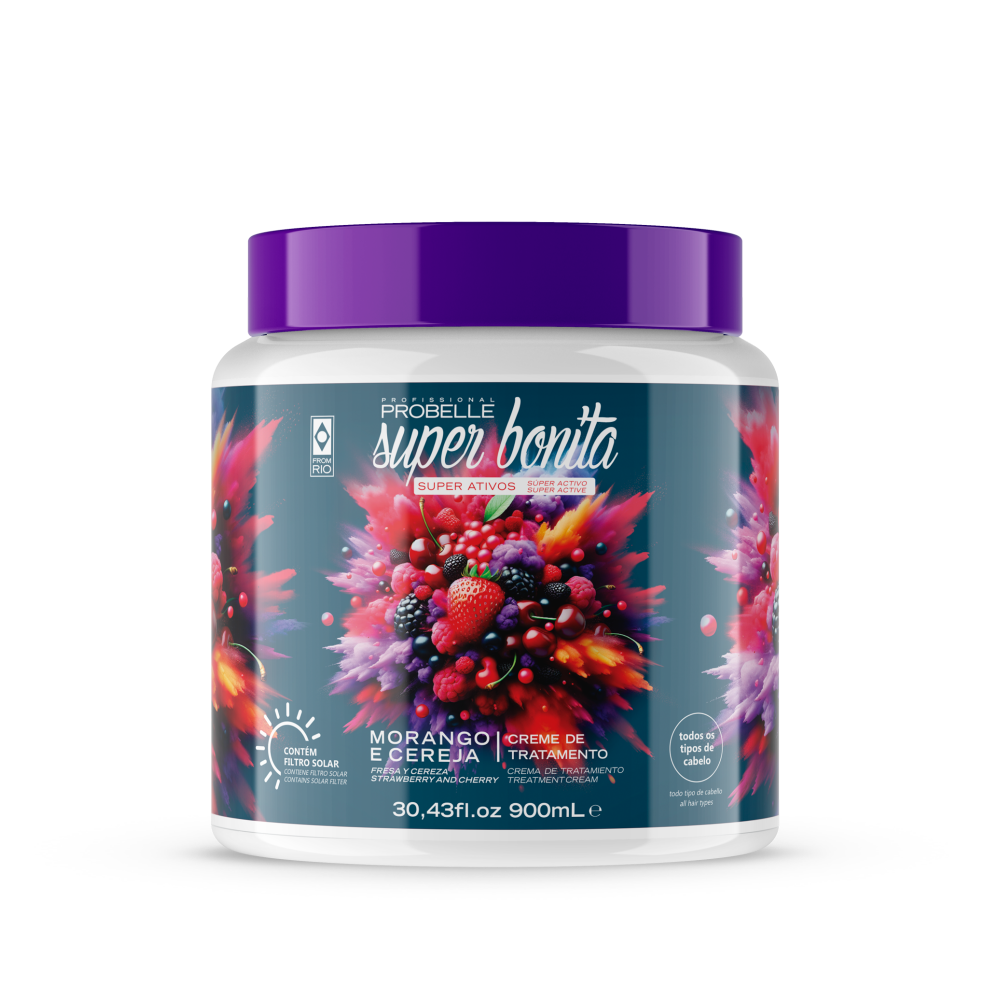 Creme de Tratamento Probelle Morango 900ml