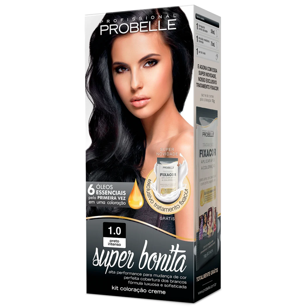 Coloração Super Bonita 1.0 Preto Intenso