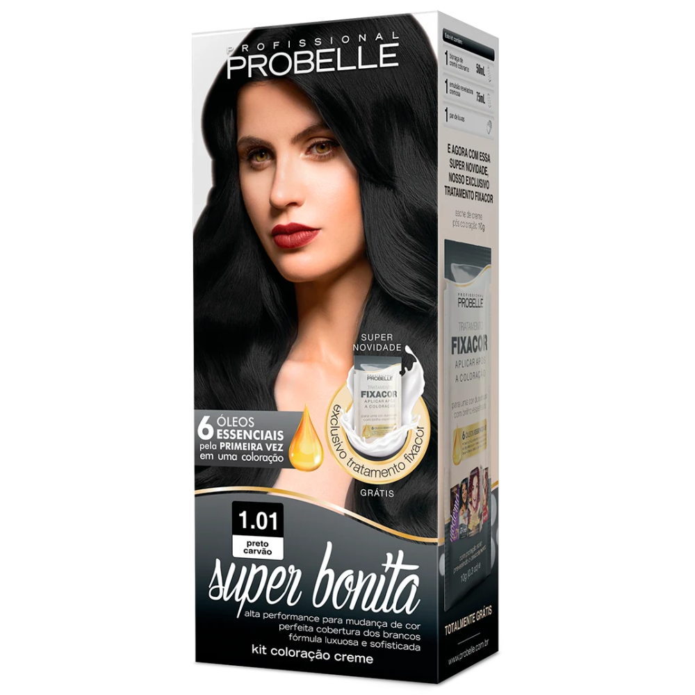 Coloração Super Bonita 1.01 Preto Carvão