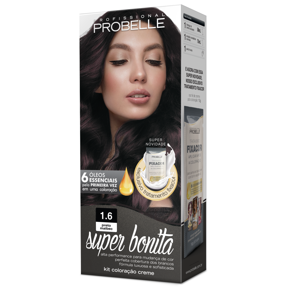 Coloração Probelle Preto Malbec 50ml