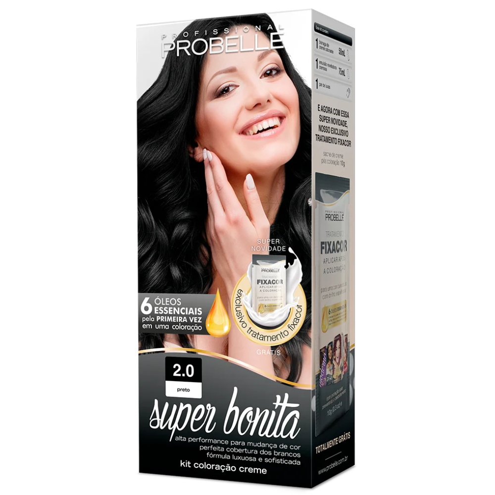 Coloração Super Bonita 2.0 Preto