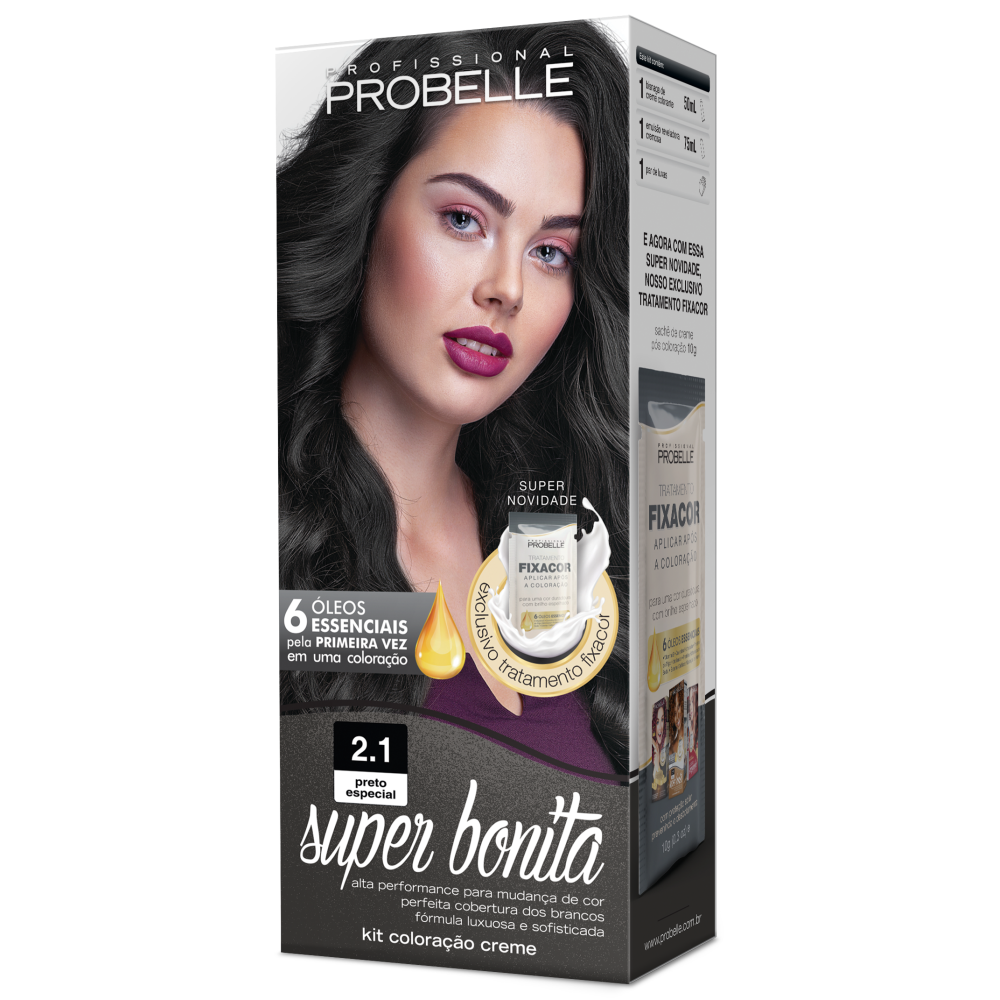 Coloração Probelle Preto Especial 50ml
